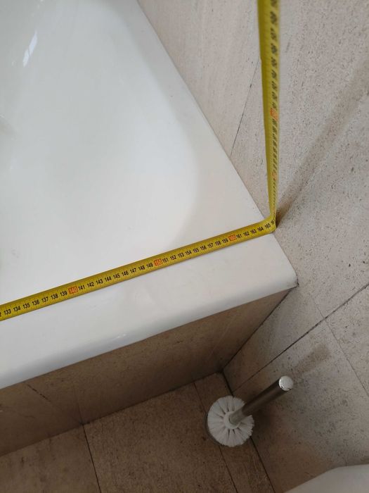 Banheira de encastrar Valadares com torneira misturadora Grohe