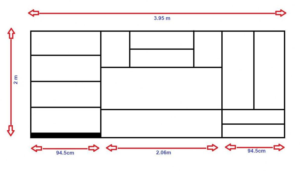Estúdio + Cómoda em madeira maciça