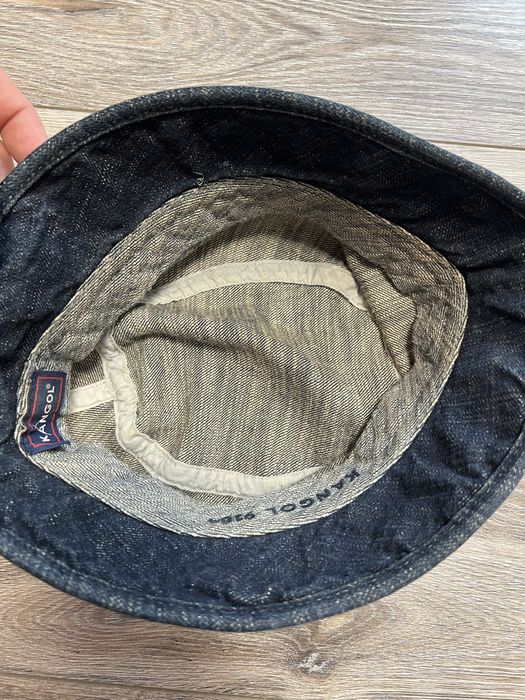 винтажная джинсовая панама Kangol