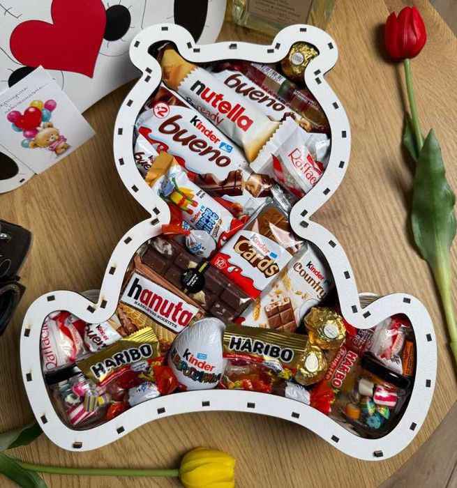 Подарунок дівчині, Солодкий бокс, Подарок женщине, Подарочный набор