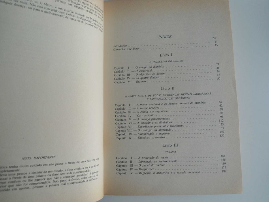 Dianética - A Ciência Moderna da saúde Mental por L. Ron Hubbard