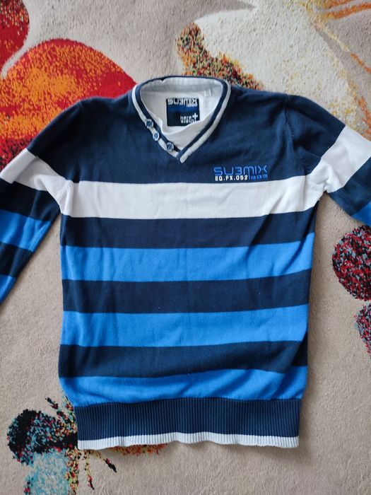 Cienki sweter rozmiar 140 bawełna