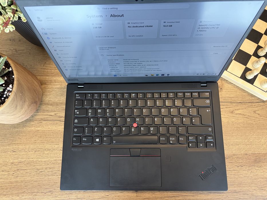 Thinkpad X1 Carbon Gen 8