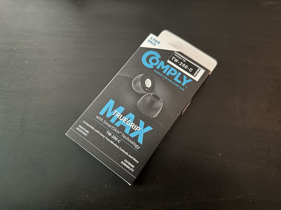 Pianki do słuchawek Comply Truegrip MAX TW-200-C Medium