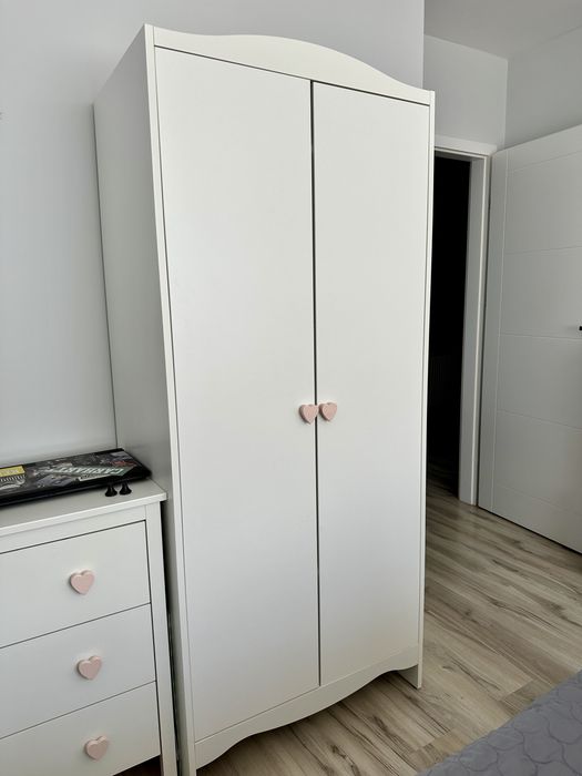 Szafa biała 80x50x187