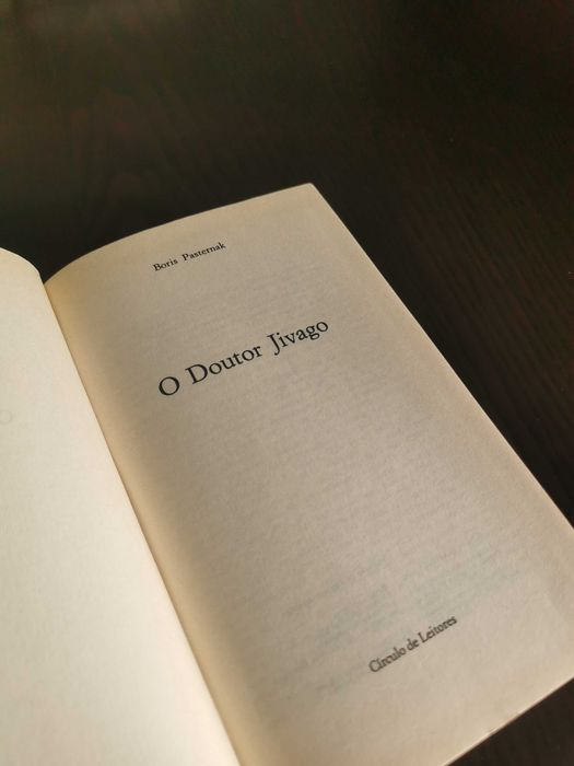 livro o doutor jivago - boris pasternak