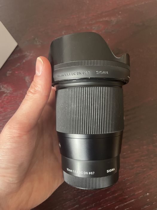 Sigma 16mm f1.4 Sony E