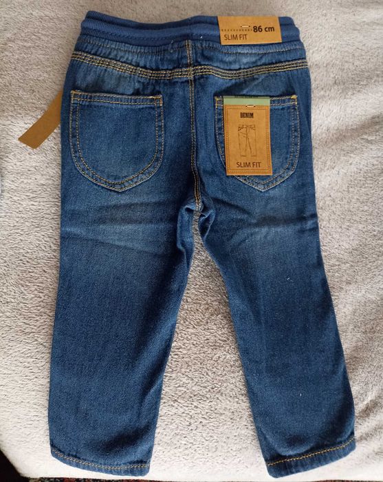 Spodnie jeansowe rozm. 86