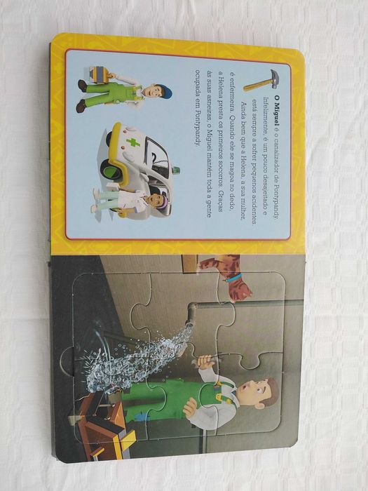 Livro de Puzzles Bombeiro Sam