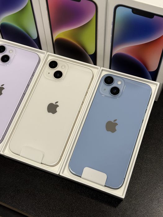 New open iphone 14 128gb blue, starlight, purple, black