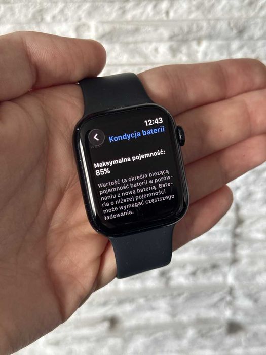 Apple Watch 7 czarny północ 45mm