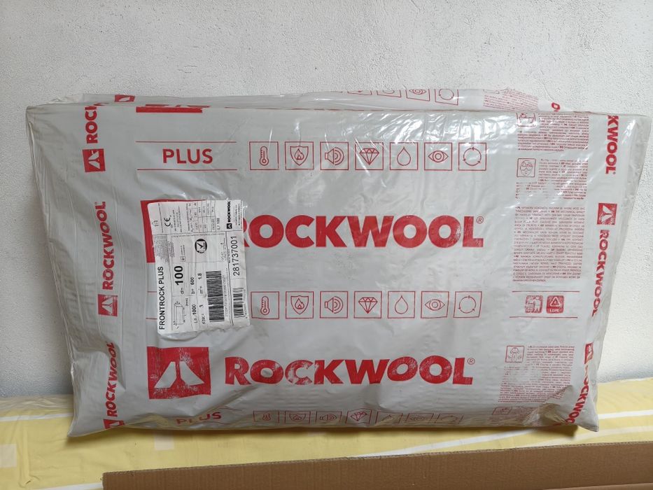 FRONTROCK PLUS 100mm 10cm 0,035 ROCKWOOL 1,2 m2