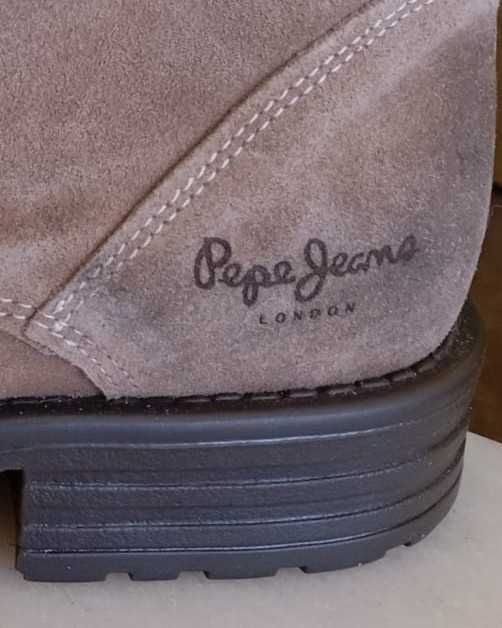 Botas 42 Pepe Jeans London em Camurça (Novas/Nunca Usadas)