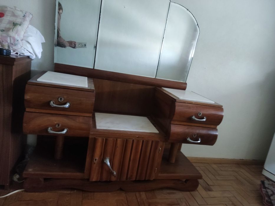 Toucador Art Déco com espelho