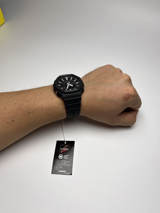 Casio ga-2100-1adr, тактичний годинник касіо, протиударний годинник