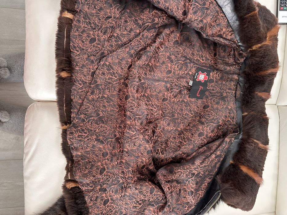 Шубка автоледі норка шоколад 38