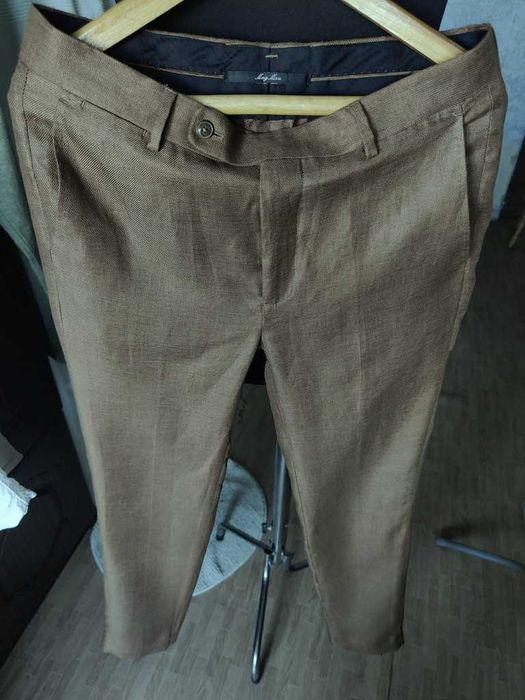 Джинсы (chino лён 100% Mango Man Germany w32 ginger.