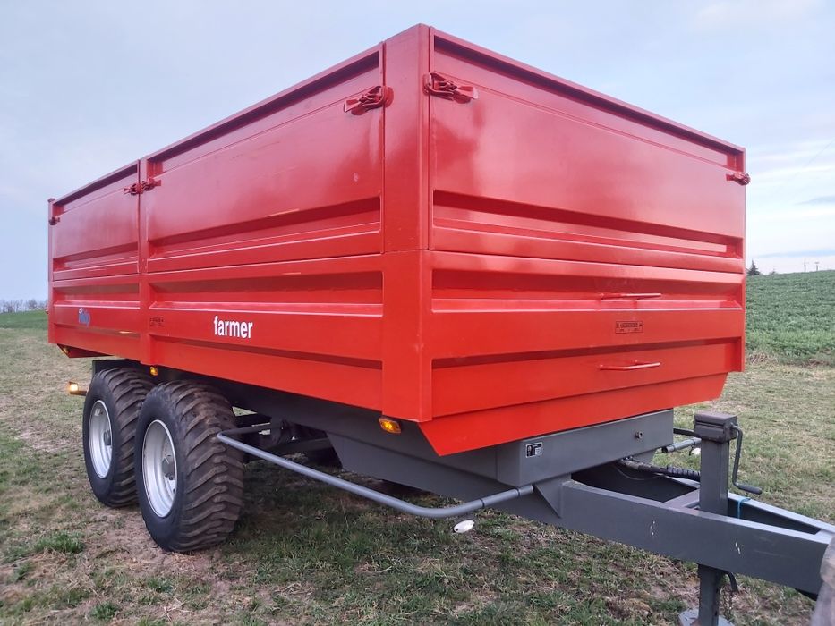Przyczepa wywrotka tandem Kimadan Farmer 140 Zarejestrowana