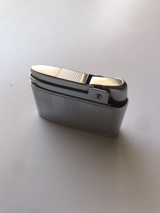 Isqueiro antigo Silver match Cinzano made in Austria a gas