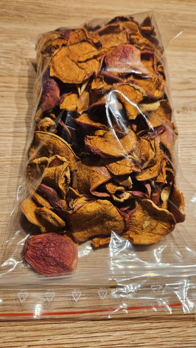 Jabłka suszone zdrowa przekąska