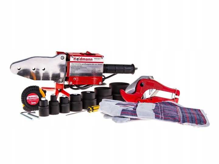 Zgrzewarka do rur plastikowych PP PCV do zgrzewania 16-63mm 2700W +akc