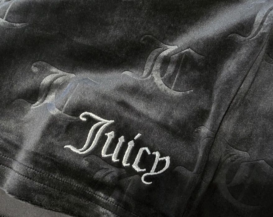Welurowa spódniczka mini Juicy Couture