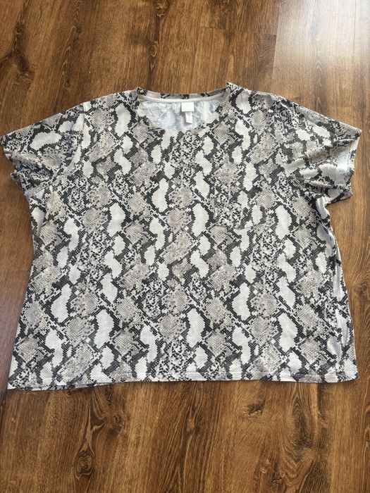 Bluzka H&M XXXL wężowy print