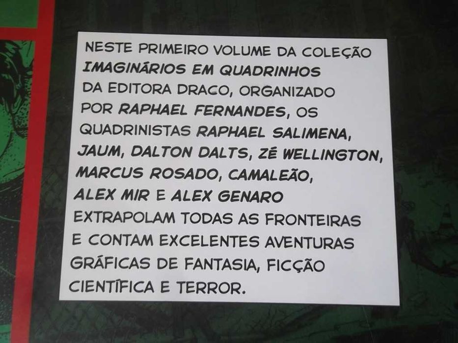 Imaginários em Quadrinhos, Volumes 1 e 2 - O melhor da BD brasileira.