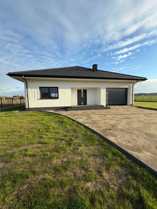 Nowy dom z działką 1106 m2.