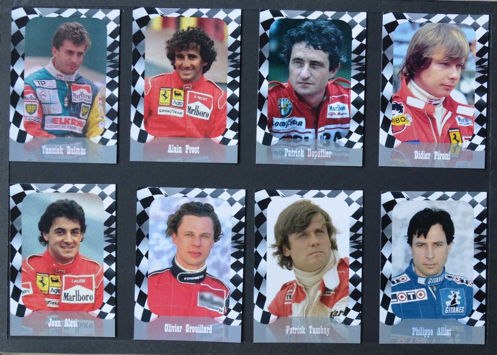 Calendários  - 8 unidades - pilotos de automobilismo - olx X10488