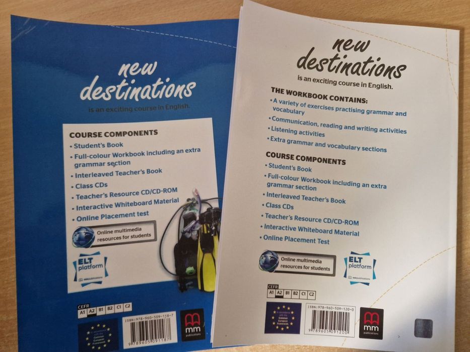 New Destinations A1, A2,B1,B1+