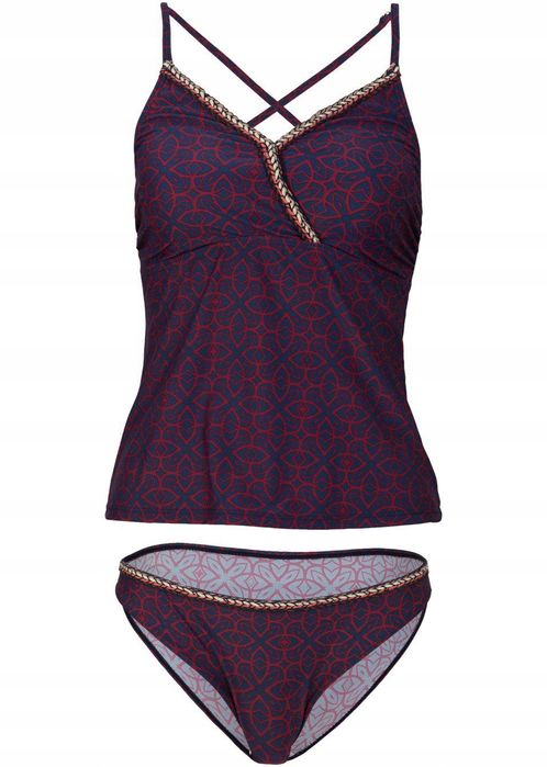 Tankini wzorzyste hafty ^44