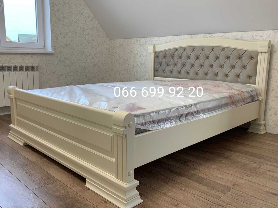 Ліжко "Прованс" з дерева з масиву вільхи 160*200 від виробника