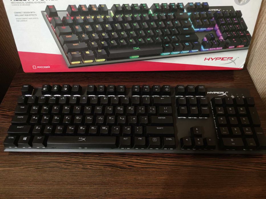 Механическая клавиатура HyperX Alloy FPS RGB Kailh Speed Silver