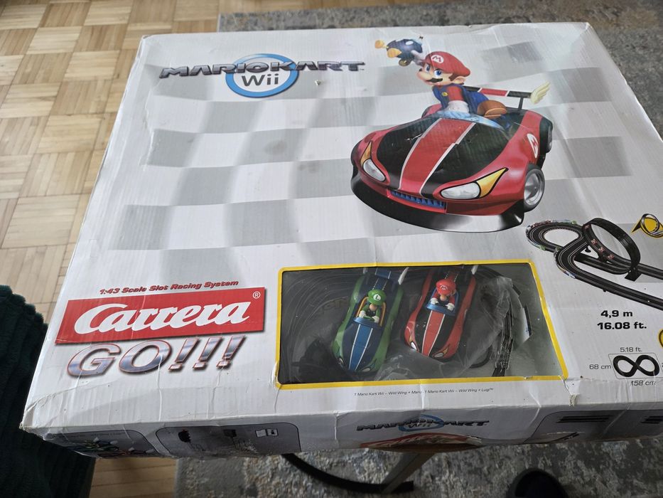 Carrera go Tor wyścigowy Mario kart Wii