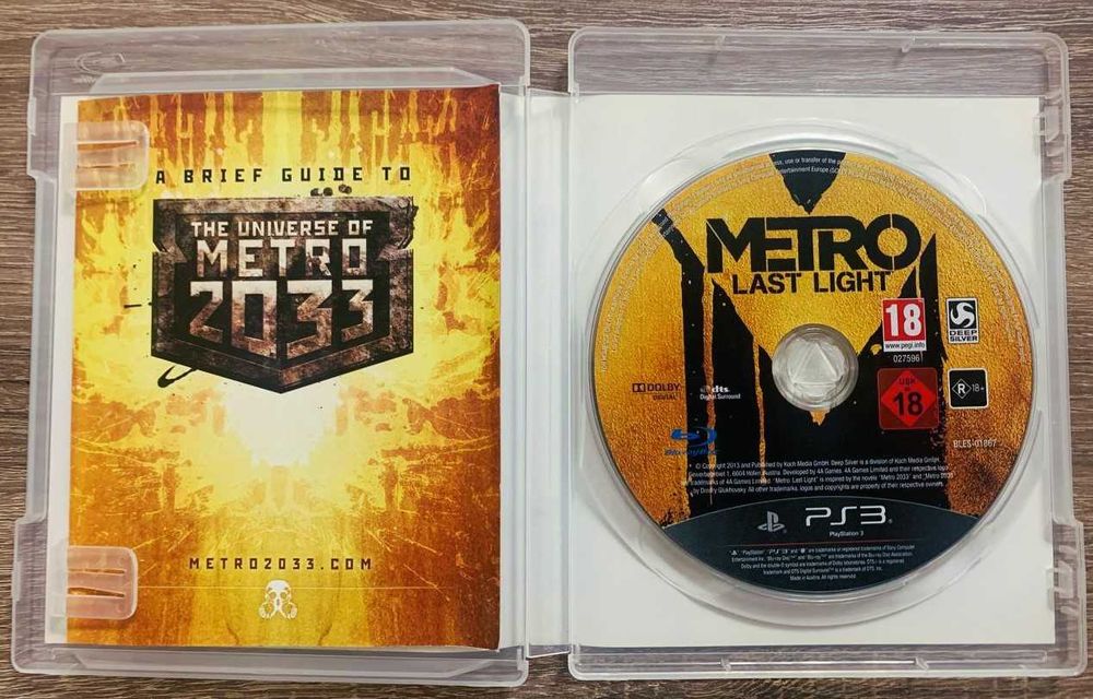 Метро Metro Last Light Limited Edition для Sony Playstation 3 (PS3)
