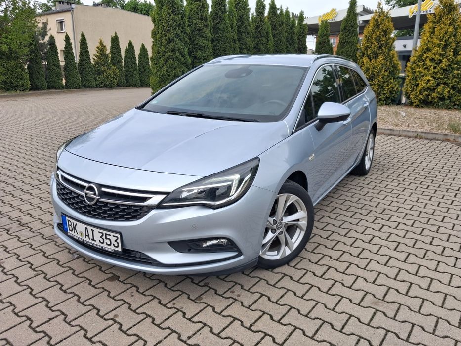 Opel Astra K 1.4T 125KM, 117 tys km  2xKlimatronik 2xPDC Tryby jazdy  Czarny Sufit  Chrom Alu Doswietlanie