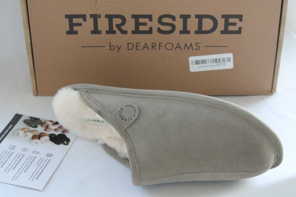 Преміум капці Fireside by Dearfoams (Овчина) р. 43 (US 11)