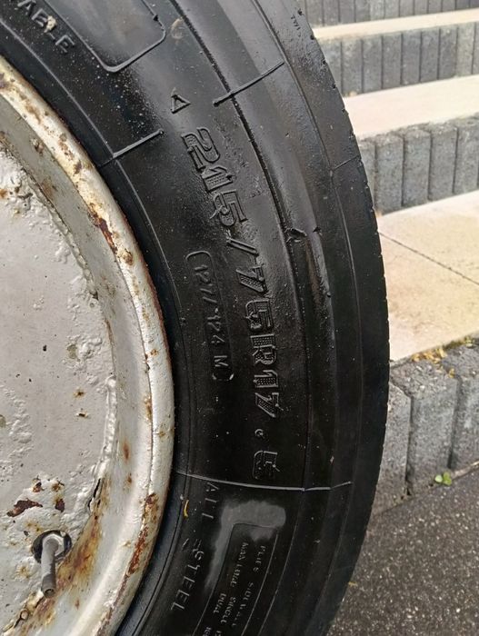 2 x koło Man R17.5 225/75