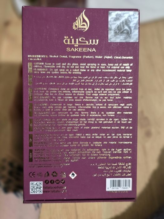 Lattafa Sakeena 100 ml nowe