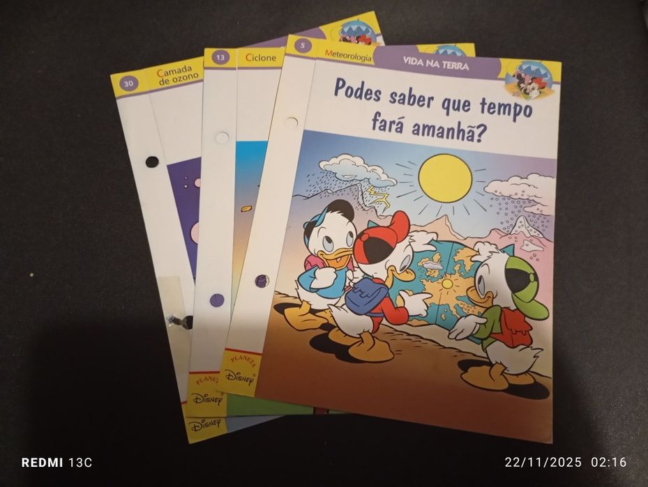 Fichas didáticas da Disney