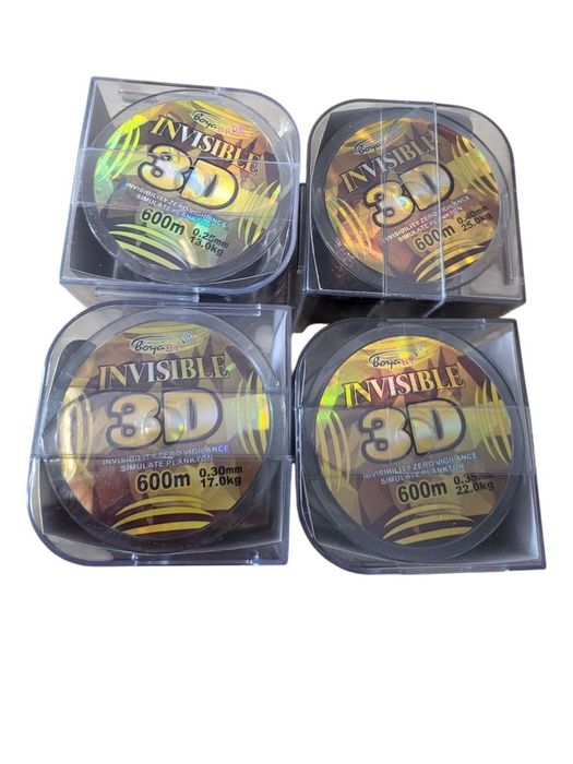 Невидимая 3D леска Boya by 3D LINE 0.25,0.3,0.35, 0,4 mm 600м