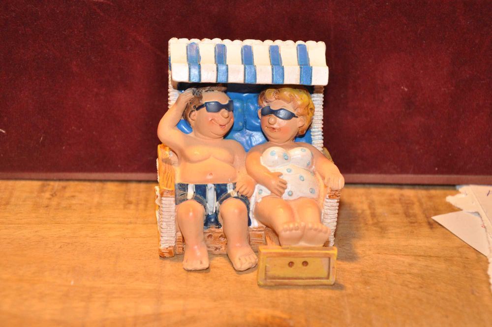 Композиція Пляж 3 іграшки сувенира Шезлонг Море Відпуска Отпуск