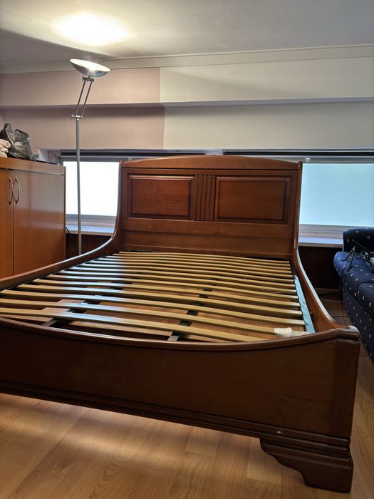 Cama Casal cor cerejeira