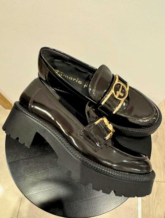 Mokasyny mocca, r. 37