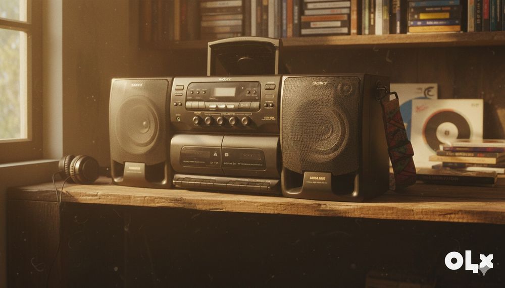 Бумбокс Sony MEGA BASS (CD/Касети/Радіо) — Працює як радіо/На запчасти