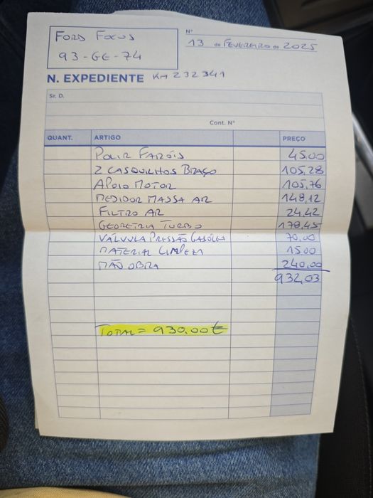 Ford focus 1.6 tdci 2008