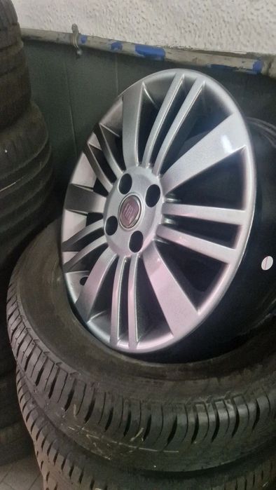 JANTES 15 ORIGINAIS FIAT GRAND PUNTO ANTRACITE(REPARADAS IGUAL NOVAS)