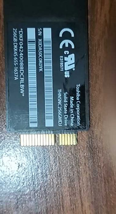 Dysk SSD MacBook air 256gb