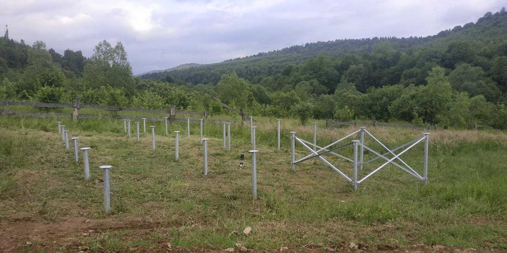 Заказать винтовой фундамент • Купить геошурупы